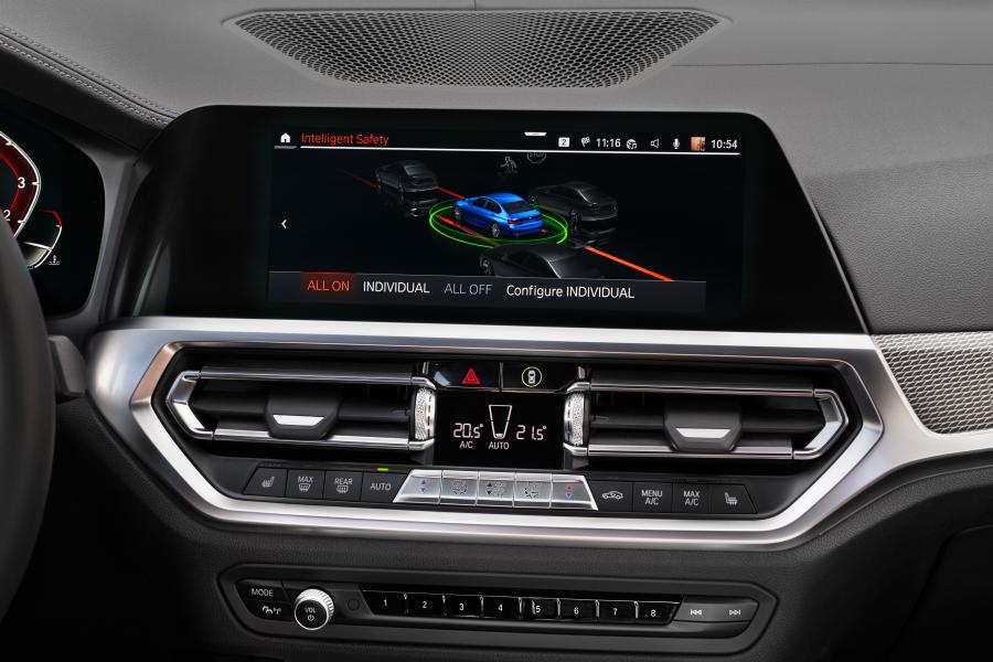 Детали интерьера BMW 320d Sport Line (G20) 2019 года  (WW) (фото 295 из 311)